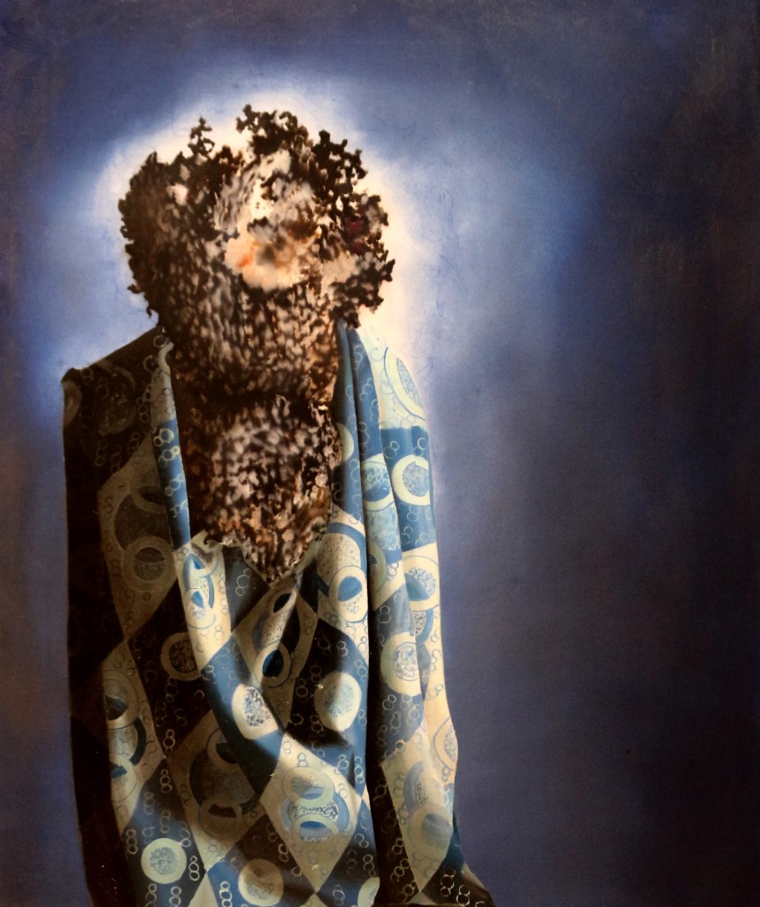 Nengi Omuku, Bodija Heiress, 2013, oil on canvas, 145 x  120cm